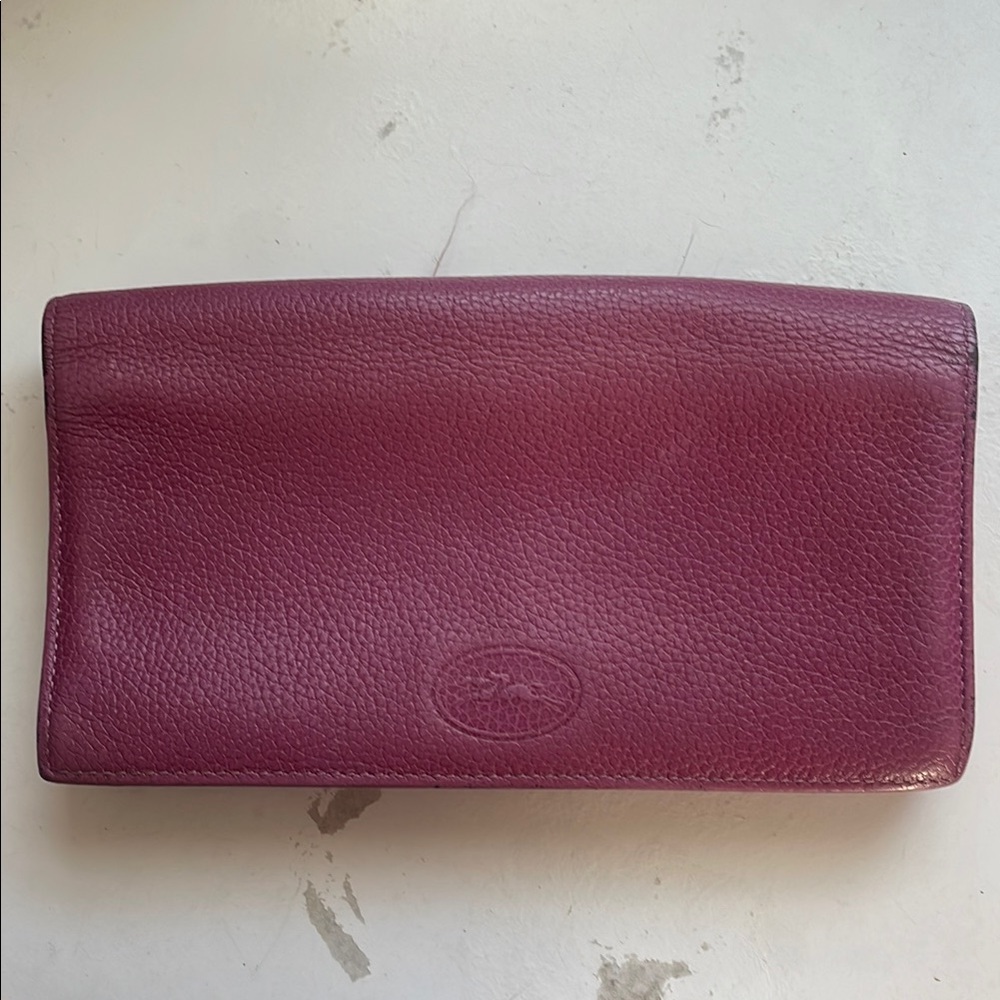 Longchamp Pink Leather Wallet